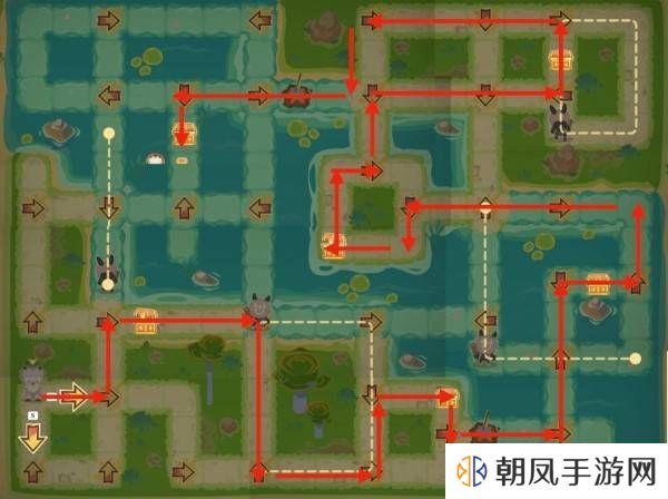原神龙龙寻宝攻略大全    龙龙寻宝第1-6关满奖励采集路线图片8